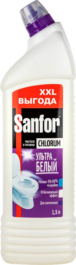 Средство чистящее SANFOR Chlorum, 1,5л