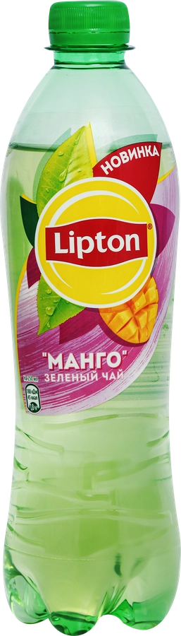 Напиток LIPTON Зеленый чай со вкусом манго негазированный, 0.5л