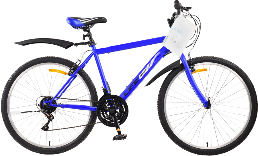 Велосипед ACTIWELL Life, колеса 26" стальная рама 18 скоростей, в ассортименте, Арт. LFE26ST-M