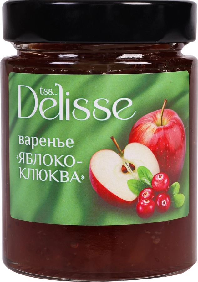 Варенье DELISSE Яблоко-клюква, 275г