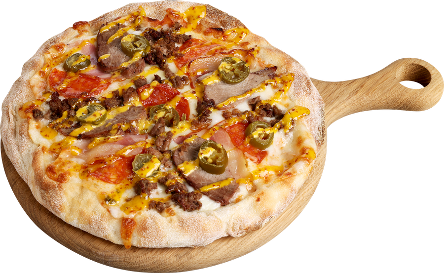 Пицца Мясная c халапеньо, 400г