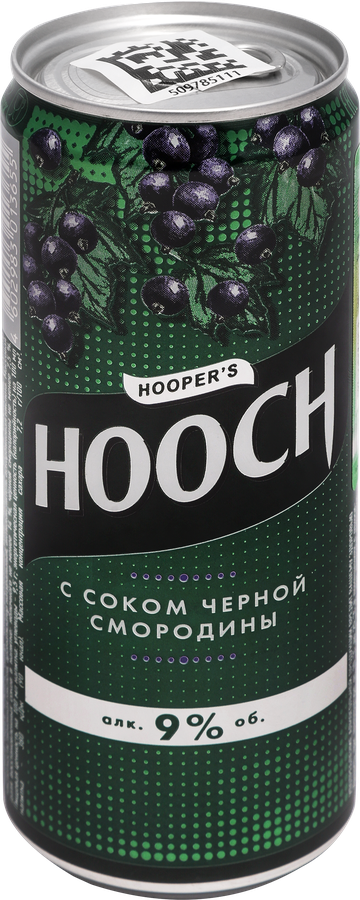Напиток спиртной HOOCH Супер Особый с соком черной смородины газированный 9,0%, 0.33л, предпросмотр