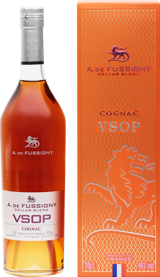 Коньяк CELLAR BLEND VSOP A. de Fussigny ординарный 4 года 40%, п/у, 0.7л