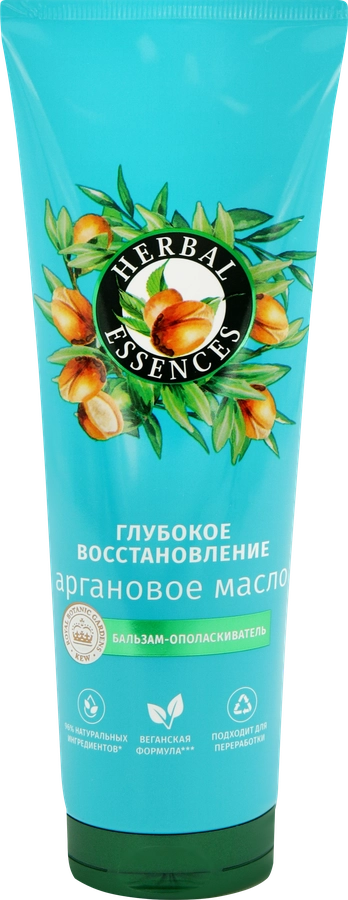 Бальзам-ополаскиватель для волос HERBAL ESSENCES Глубокое восстановление с аргановым маслом, 250мл