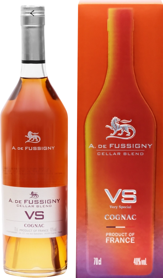 Коньяк CELLAR BLEND VS A. de Fussigny ординарный 3 года 40%, п/у, 0.7л