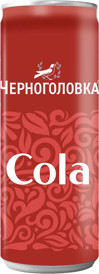 Напиток ЧЕРНОГОЛОВКА Кола сильногазированный, 0.33л