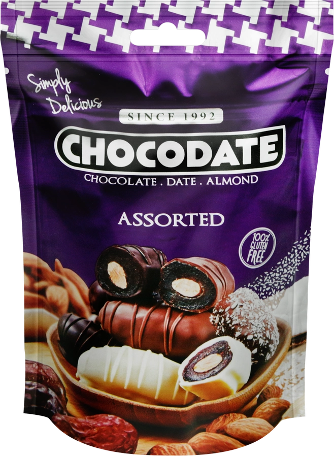 Финики CHOCODATE Ассорти с миндалем, 100г