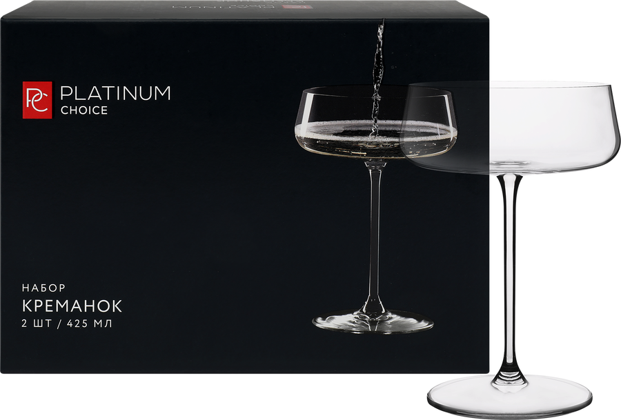 Набор креманок PLATINUM CHOICE 425мл, Арт. 65987, 2шт