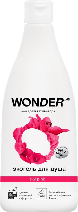 Гель для душа WONDER LAB Sky pink, 550мл