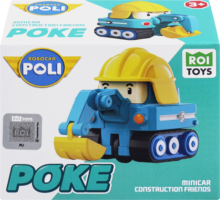 Игрушка ROBOKAR POLI Машинка мини, в ассортименте