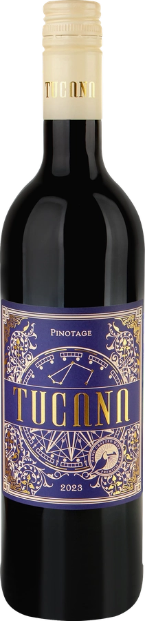 Вино TUCANA Pinotage Вестерн Кейп ординарное сортовое красное сухое, 0.75л