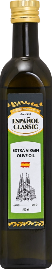 Масло оливковое ESPANOL CLASSIC Extra Virgin Olive Oil нерафинированное высшего качества, 500мл