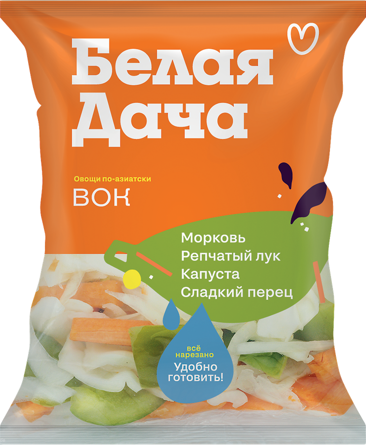 Смесь овощная БЕЛАЯ ДАЧА Вок По-азиатски, 220г