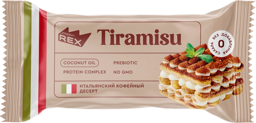 Пирожное протеиновое PROTEINREX Тирамису, 40г