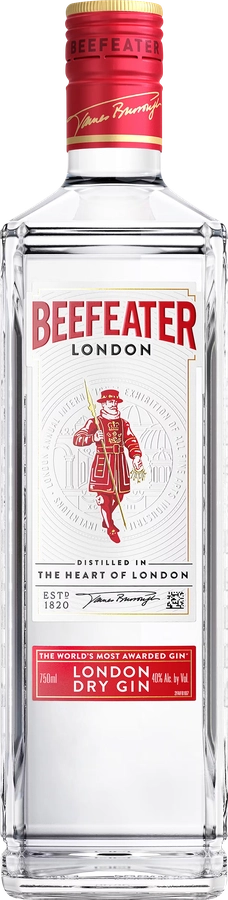 Джин BEEFEATER London Dry 40%, 0.75л