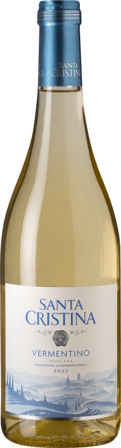 Вино SANTA CRISTINA Vermentino Тоскана ординарное сортовое белое сухое, 0.75л