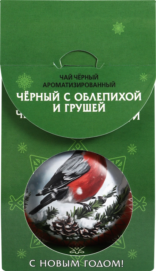 Чай черный ЛЕНТА с облепихой и грушей ароматизированный с добавками растительного сырья, 20г