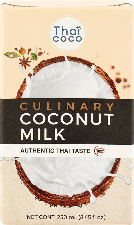 Напиток на растительной основе THAI COCO Кокосовый, ультрапастеризованный, 250мл