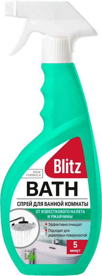 Спрей чистящий для ванной BLITZ Bath, 500г