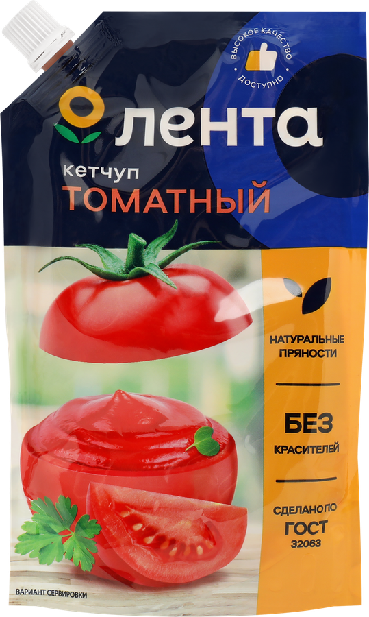 Кетчуп ЛЕНТА Томатный, 260г