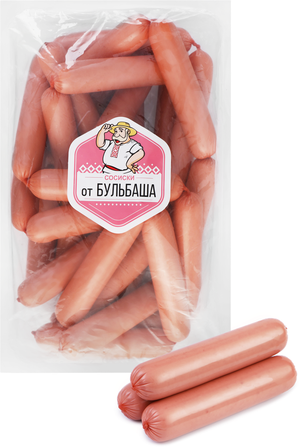 Сосиски от Бульбаша, высший сорт, весовые