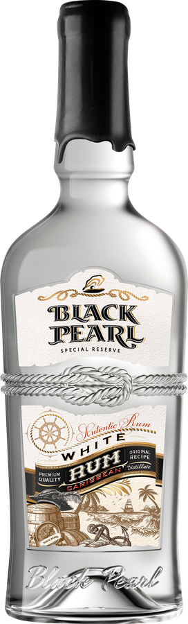 Ром BLACK PEARL Золотой выдержанный 37,5%, 0.7л