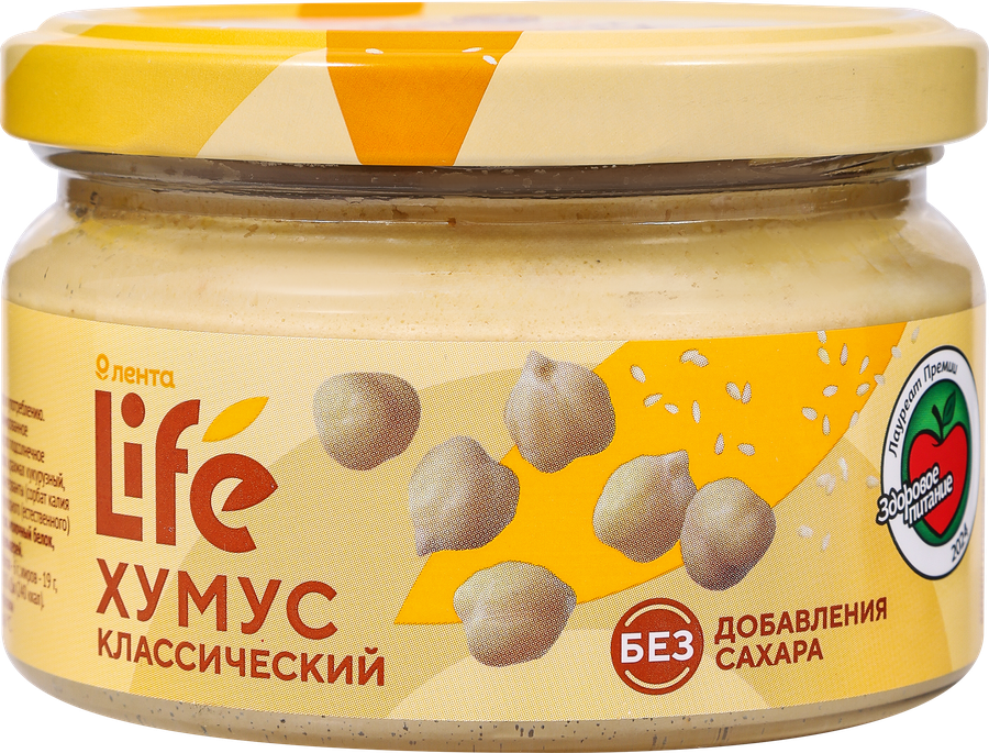 Хумус ЛЕНТА LIFE Классический, 200г