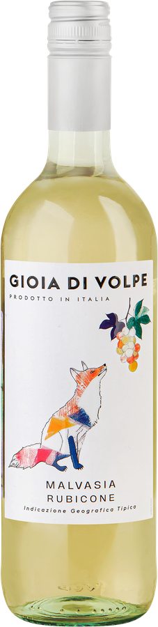 Вино MALVASIA Malvasia Rubicone сортовое белое полусладкое, 0.75л