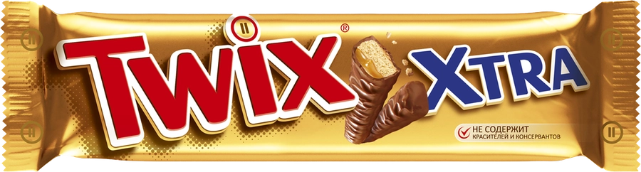 Батончик TWIX Xtra с карамелью и печеньем, 82г