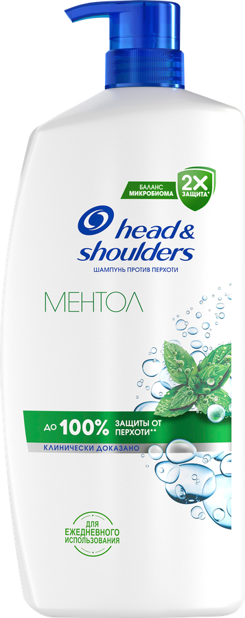 Шампунь HEAD&SHOULDERS Ментол против перхоти, 1000мл