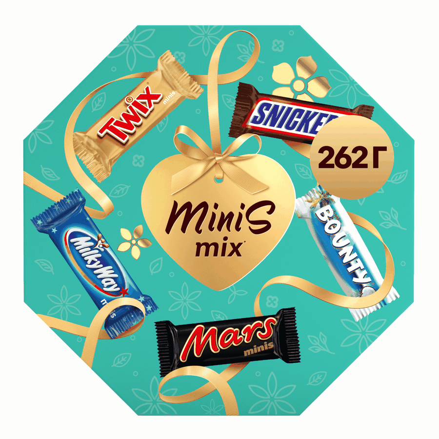 Набор подарочный MINIS MIX восьмиугольник, 262г
