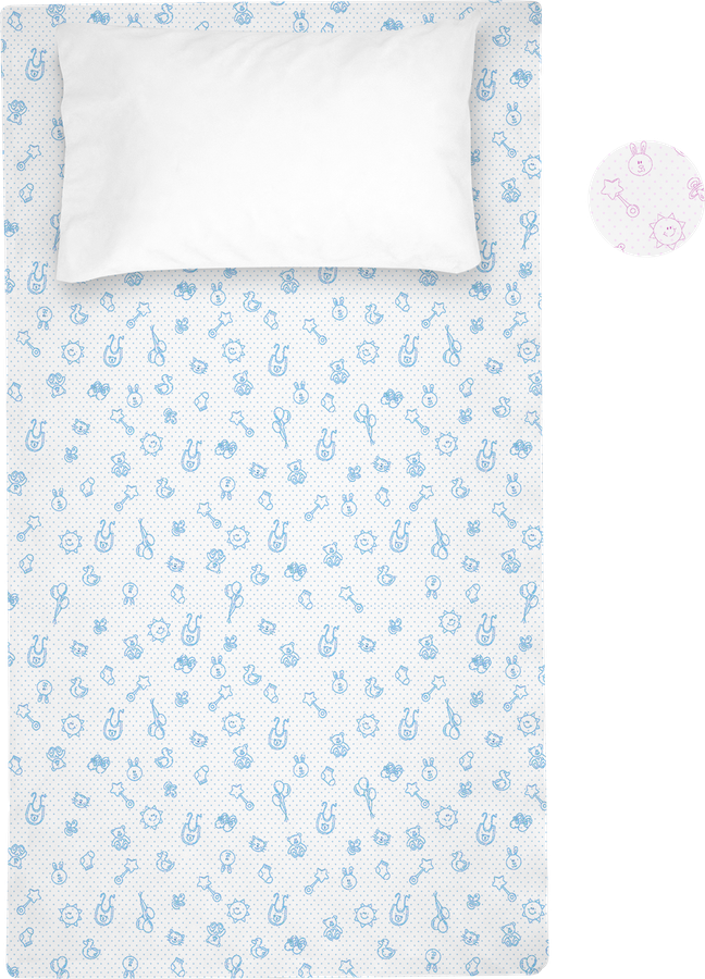 Пеленка LITTLE TIMES 75х120см, бязь