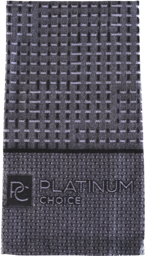 Полотенце PLATINUM CHOICE 50х70см гладкотканое, графитовое, Арт. ПТА-556-6576