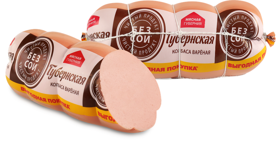 Колбаса вареная МЯСНАЯ ГУБЕРНИЯ Губернская, 500г