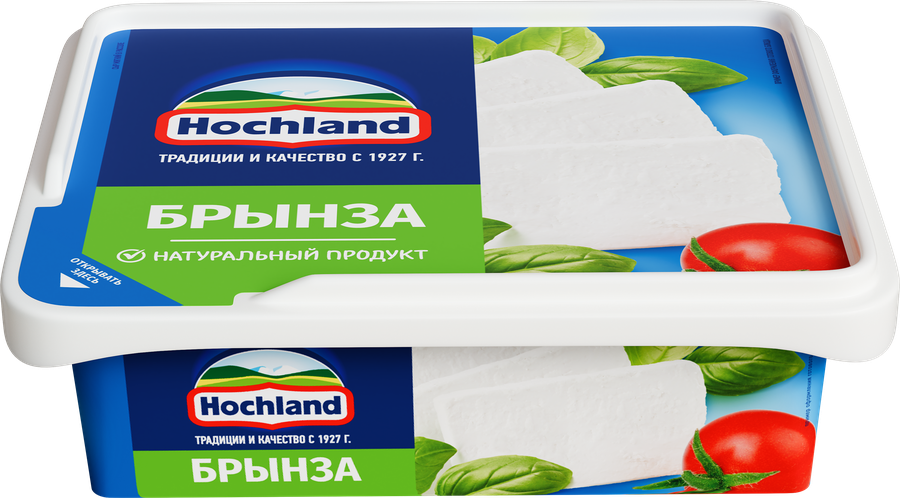 Сыр HOCHLAND Брынза в рассоле 45%, без змж, 250г