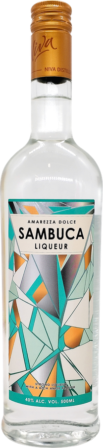 Ликер AMAREZZA DOLCE Sambuca 40%, крепкий, 0.5л