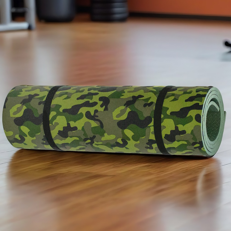 Коврик ACTIWELL Decor Камуфляж 180х55х0,8см, цвет хаки, предпросмотр
