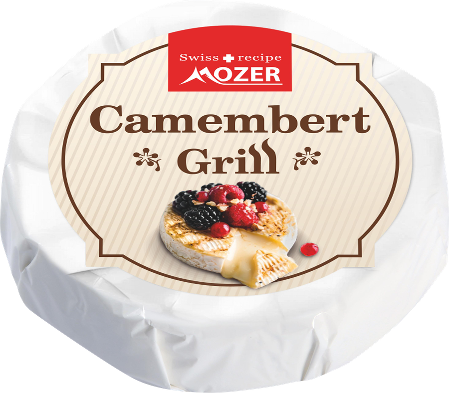 Сыр мягкий MOZER Камамбер с белой плесенью для гриля 50%, без змж, 100г