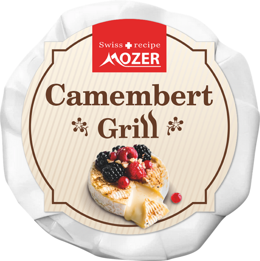 Сыр мягкий MOZER Камамбер с белой плесенью для гриля 50%, без змж, 100г, предпросмотр