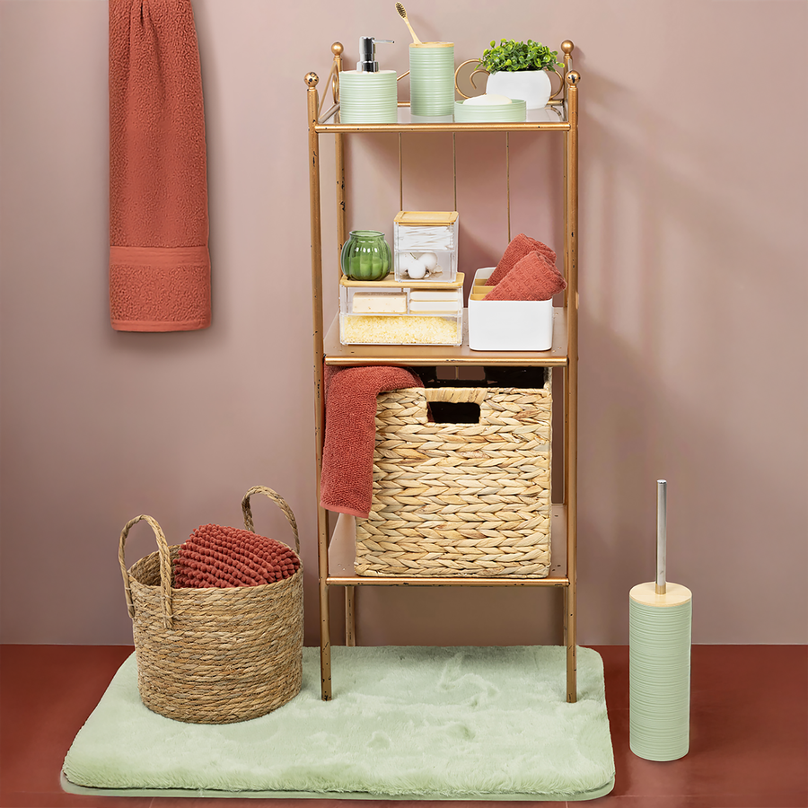 Коврик для ванной HOMECLUB Soft, мемори форм, 50x80см, зеленый, Арт. JW-5.2, предпросмотр