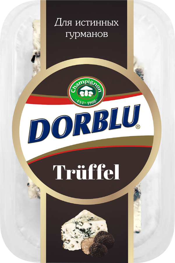 Сыр DORBLU с голубой плесенью с трюфелем 50%, без змж, 120г