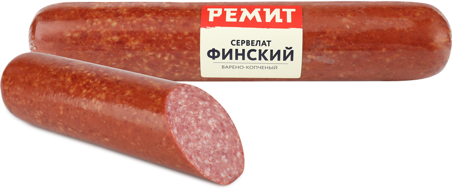 Колбаса копчено-вареная РЕМИТ Сервелат Финский, весовой