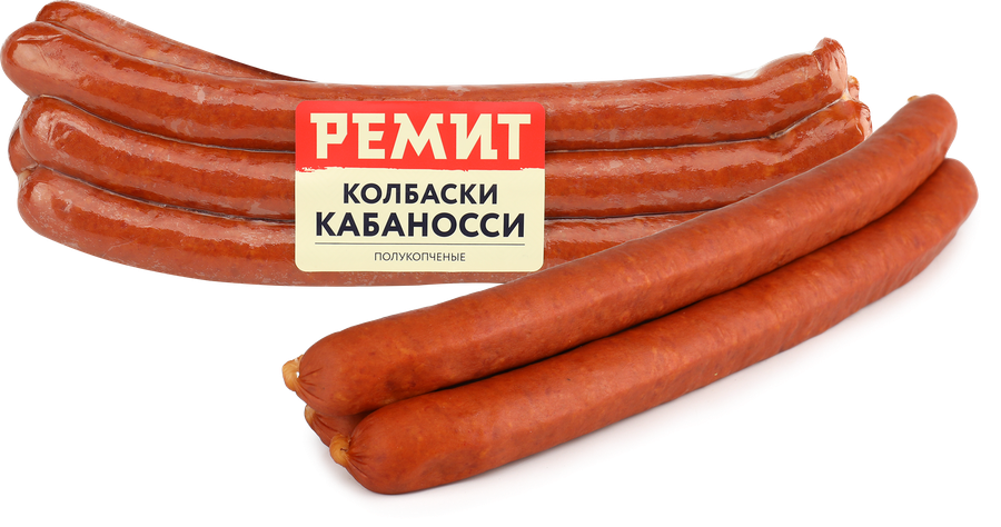 Колбаски полукопченые РЕМИТ Кабаносси, 380г