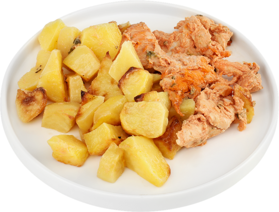 Шашлык куриный ЛЕНТА FRESH с запеченным картофелем, 280г