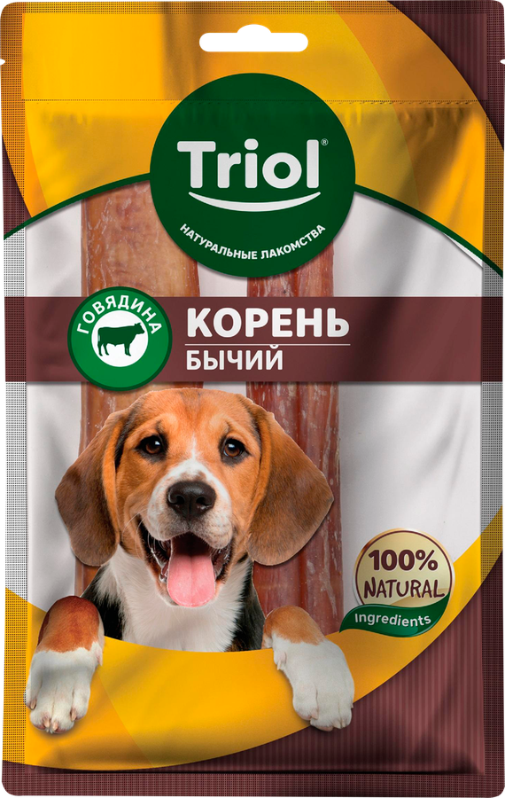 Лакомство для собак TRIOL Корень бычий, 40г