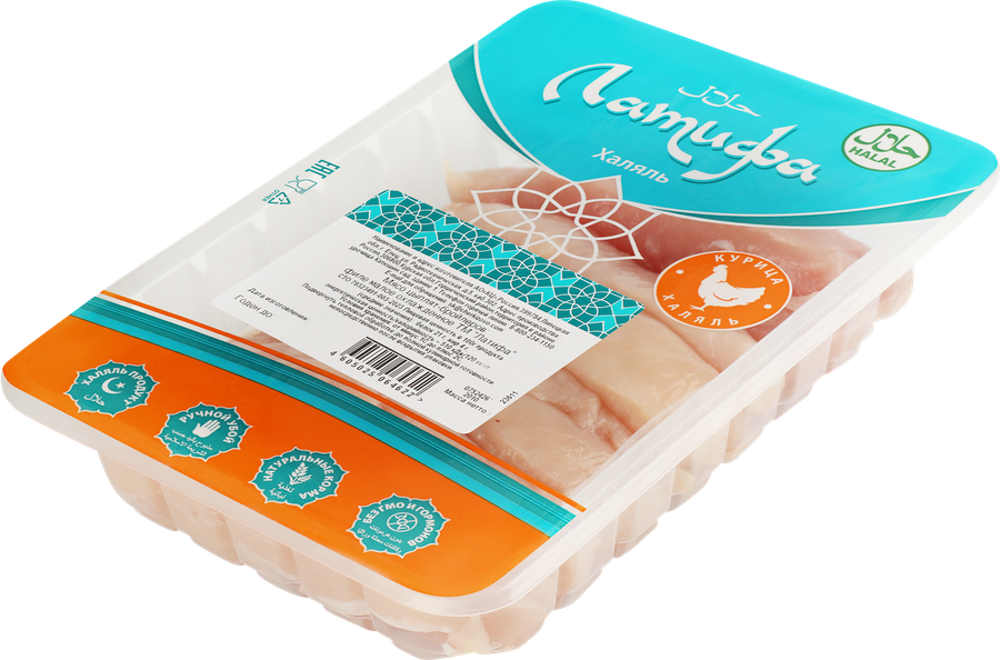 Филе куриное ЛАТИФА малое, бескостное, Халяль, 500г, предпросмотр