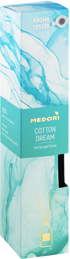 Диффузор MEDORI Cotton Dream, с пробником аромата и фибровыми палочками, 50мл, Арт. TH-2027, превью