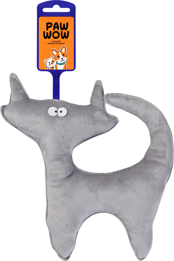 Игрушка PAW WOW тягалка с пищалкой Кот