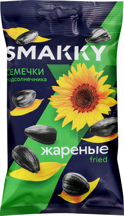 Семечки подсолнечника SMAKKY жареные, 90г