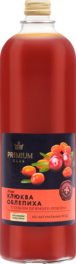 Морс PREMIUM CLUB Клюква-Облепиха ст.